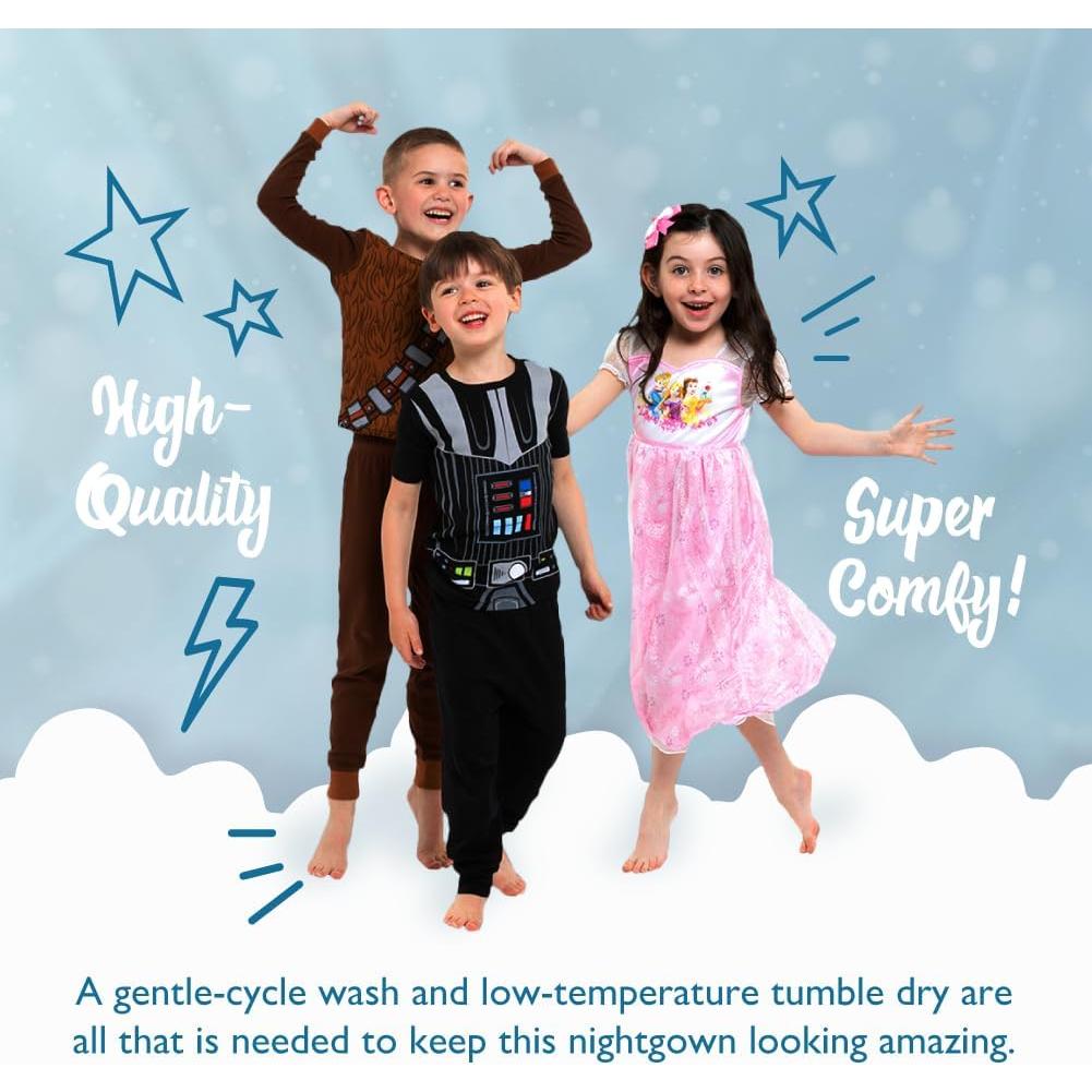 Pijamas Disney para Niñas | Princesa | 5 Piezas Suaves