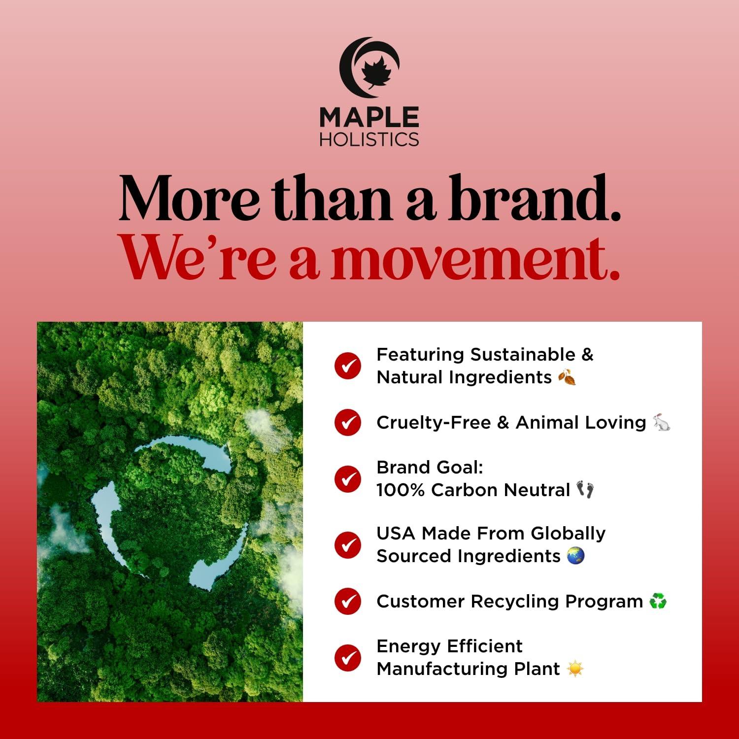 Champú Biotina Maple Holistics 500ml - Voluminizador Cabello Fino