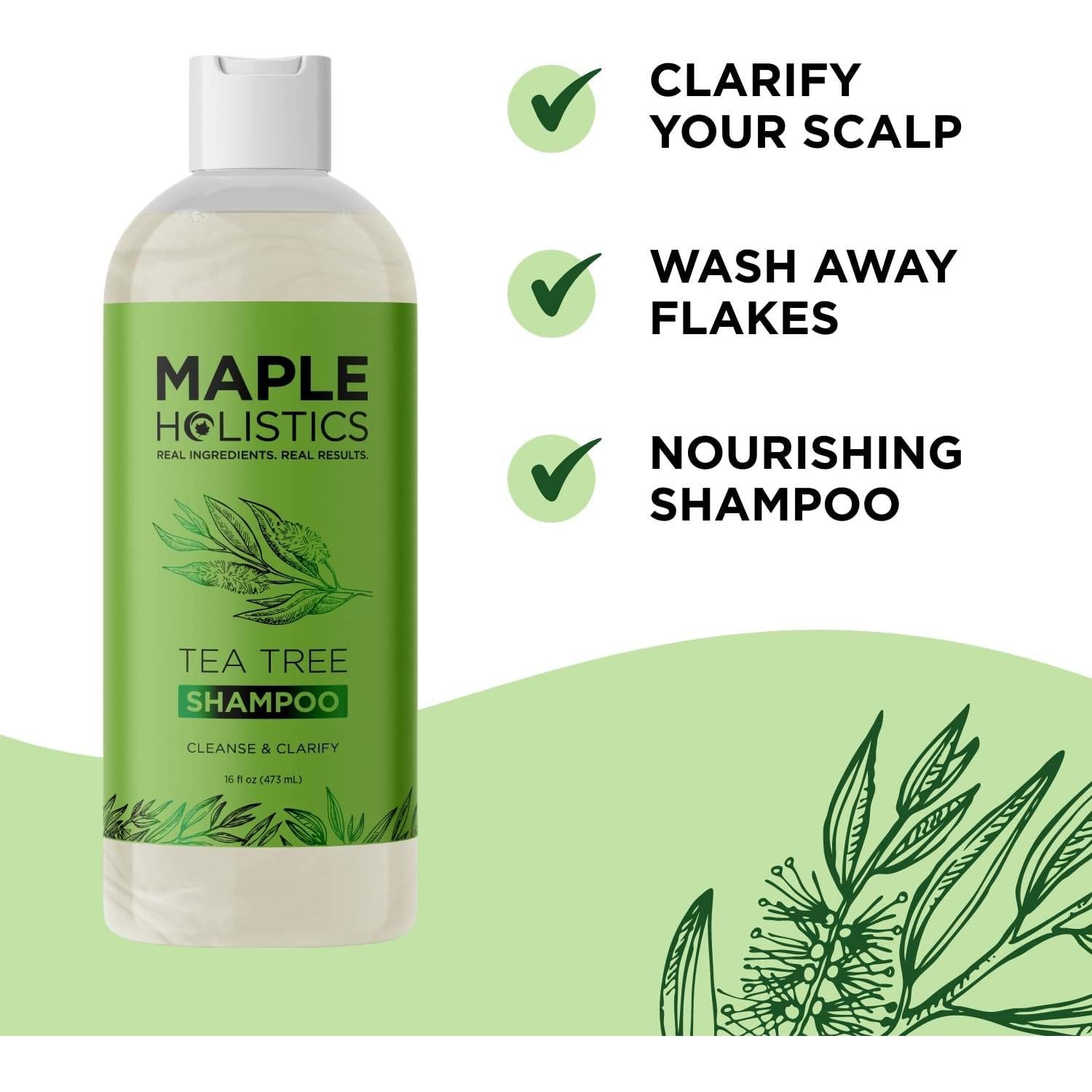 Set de Cuidado Personal Maple Holistics - Champú y Jabón de Árbol de Té