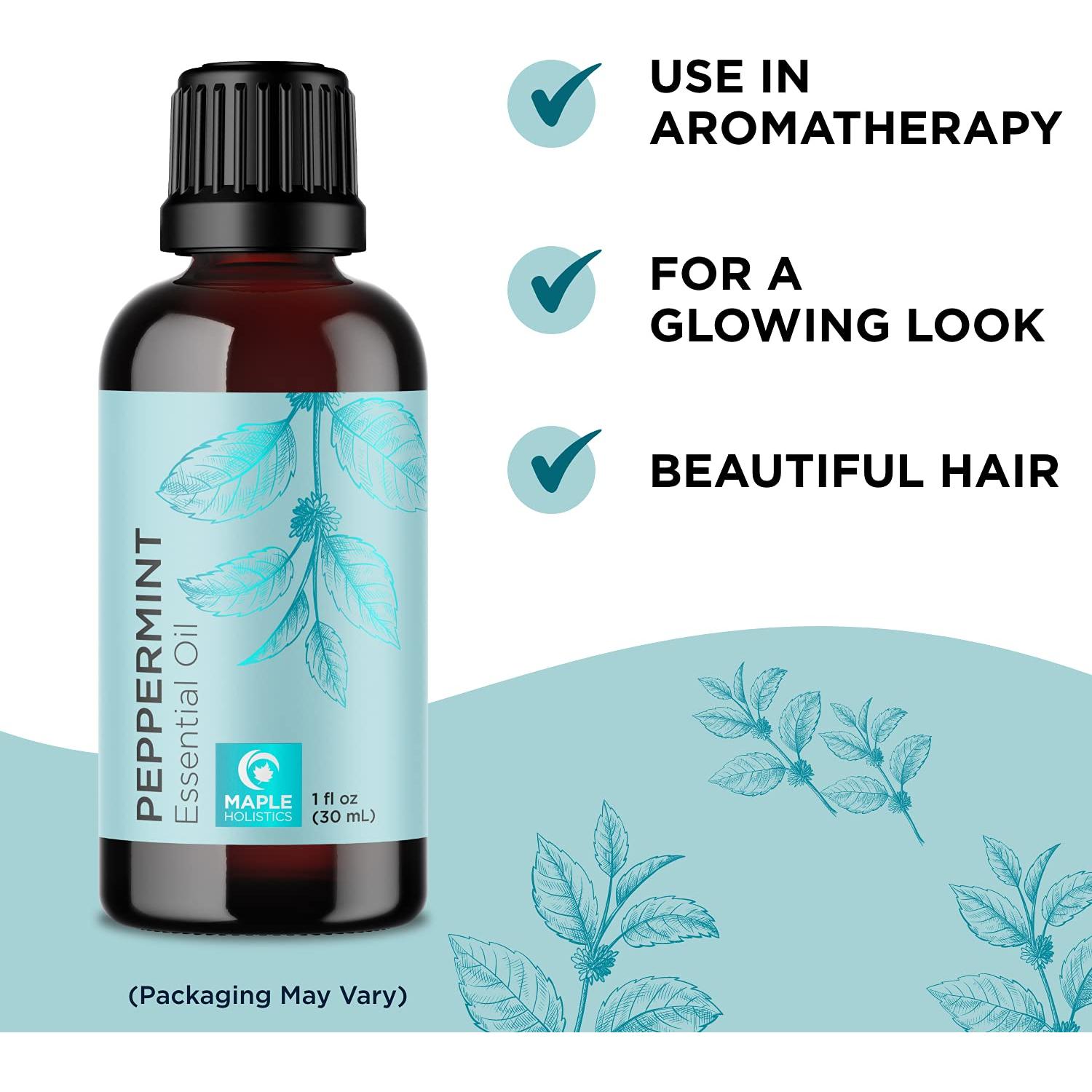 Set de Aceites Capilares Maple Holistics - Menta y Árbol de Té 30ml
