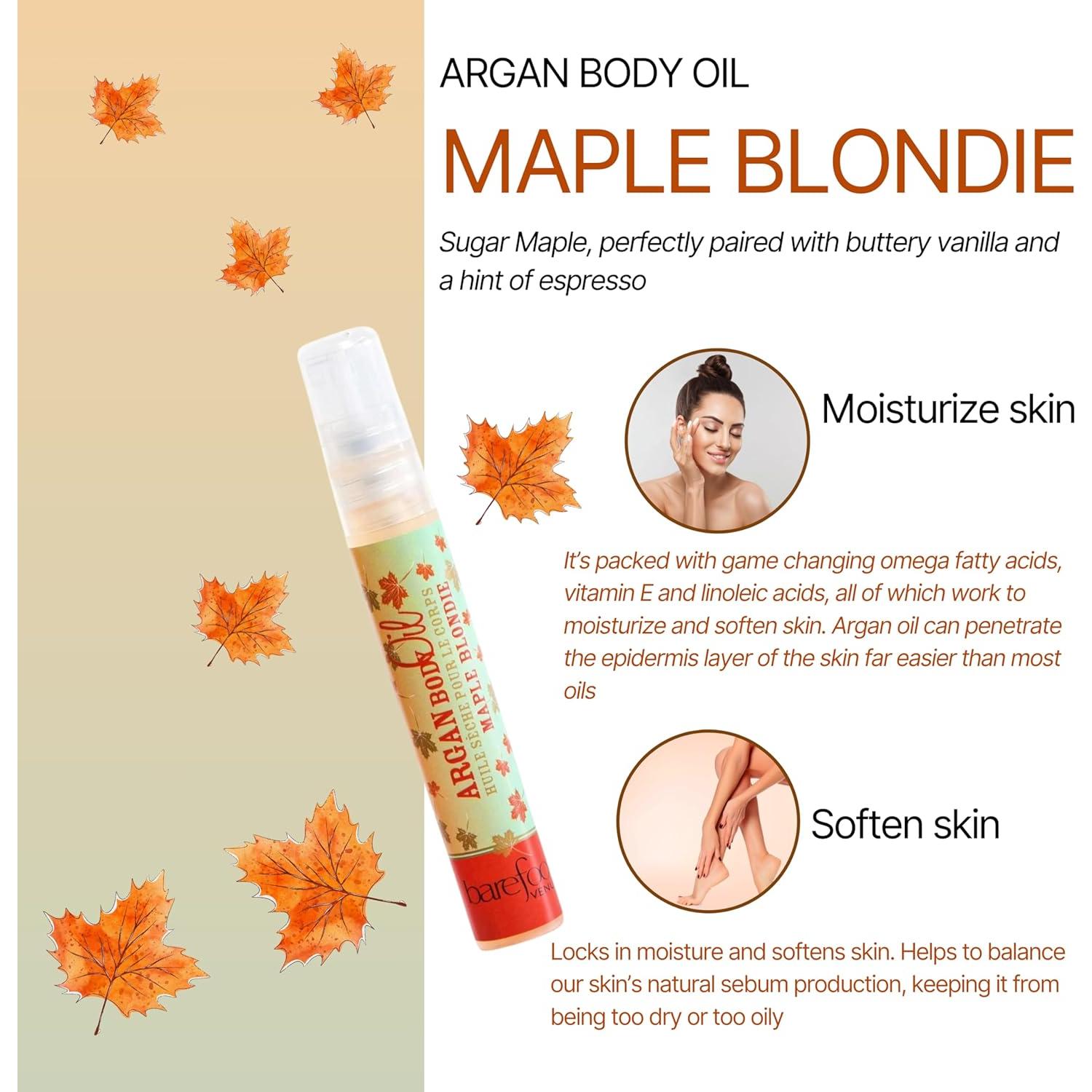 Aceite Corporal de Argán Barefoot Venus 8ml Hidratante