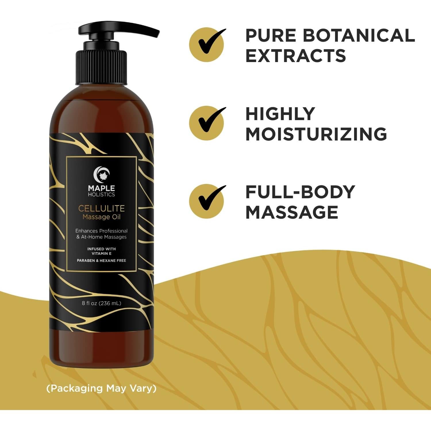 Crema y Aceite Anticelulitis Maple Holistics - 2 Piezas