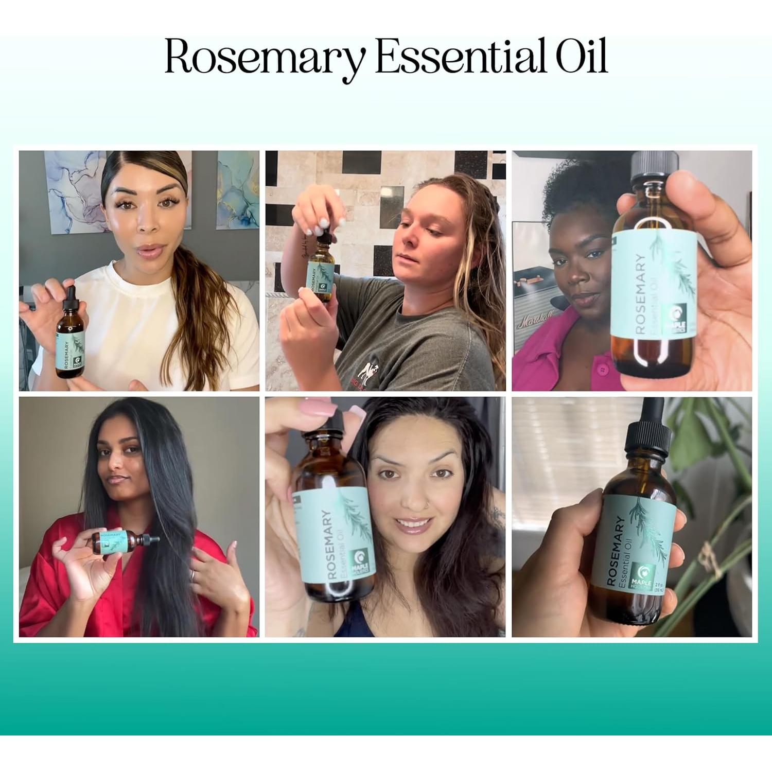 Aceite Capilar Orgánico Maple Holistics - Romero y Ricino 100ml