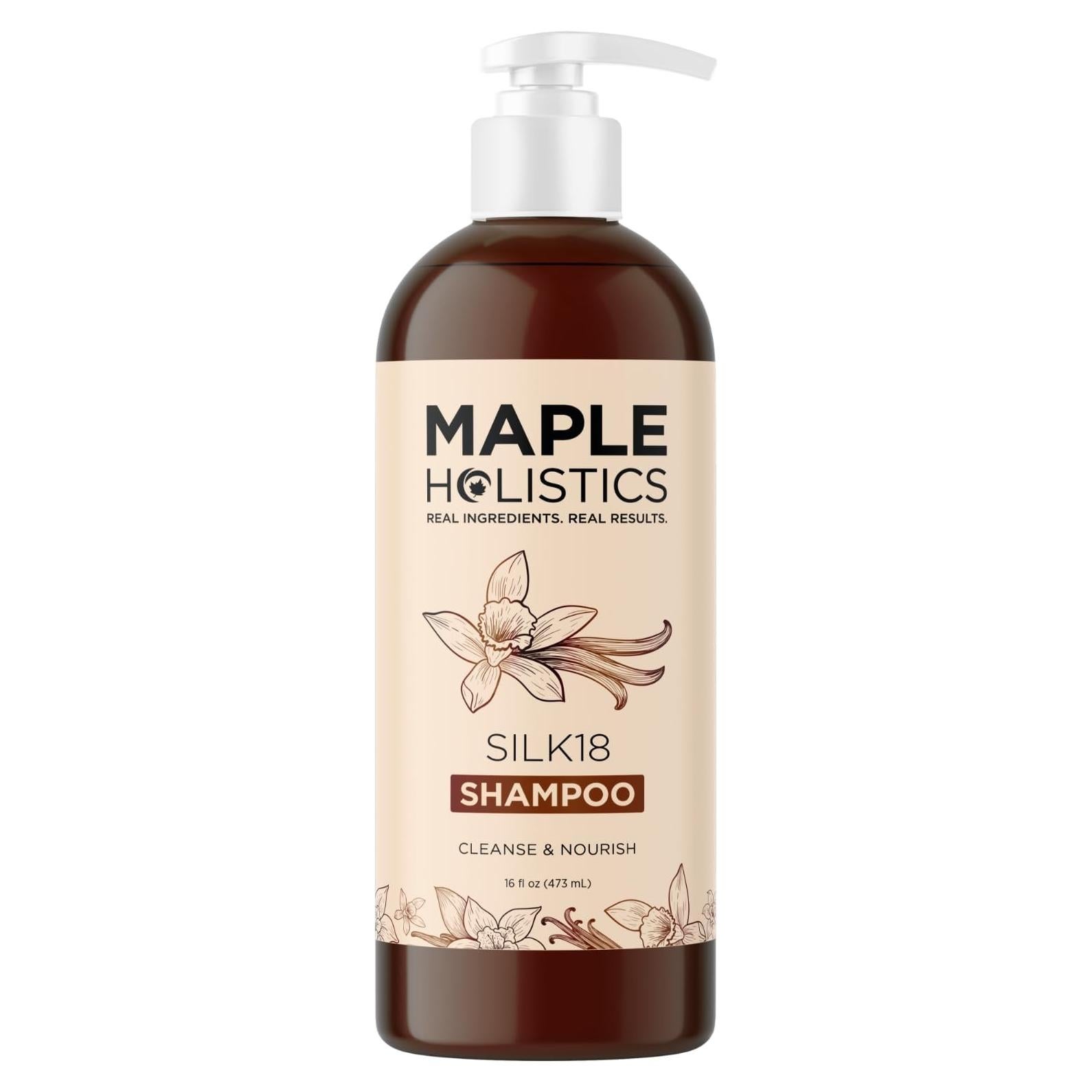 Champú Hidratante Maple Holistics 473ml Sin Sulfatos Vainilla