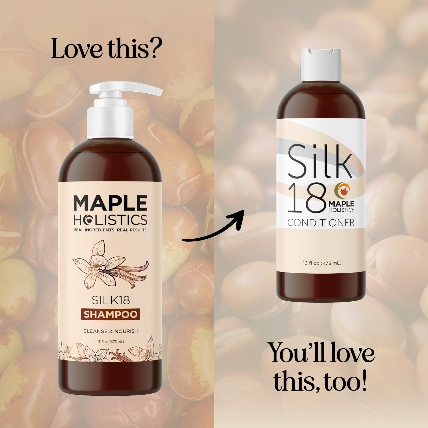 Champú Hidratante Maple Holistics 473ml Sin Sulfatos Vainilla