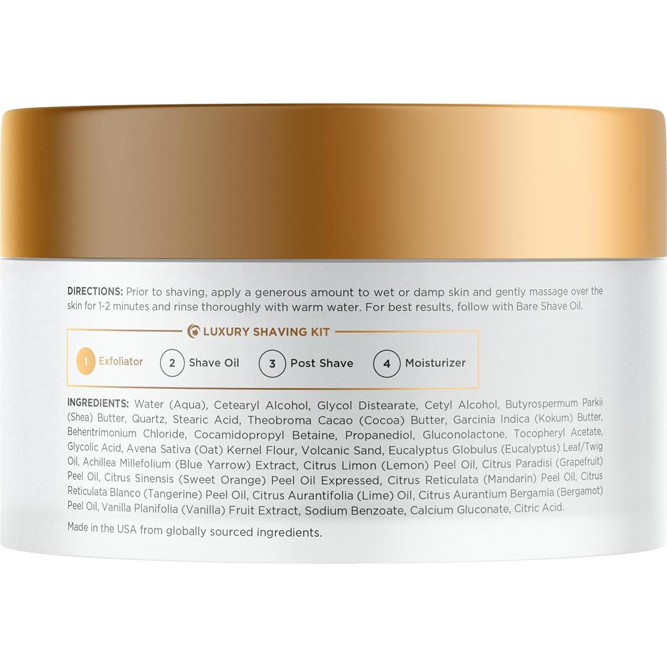 Exfoliante Pre Afeitado Bare Maple Holistics 236 ml Doble