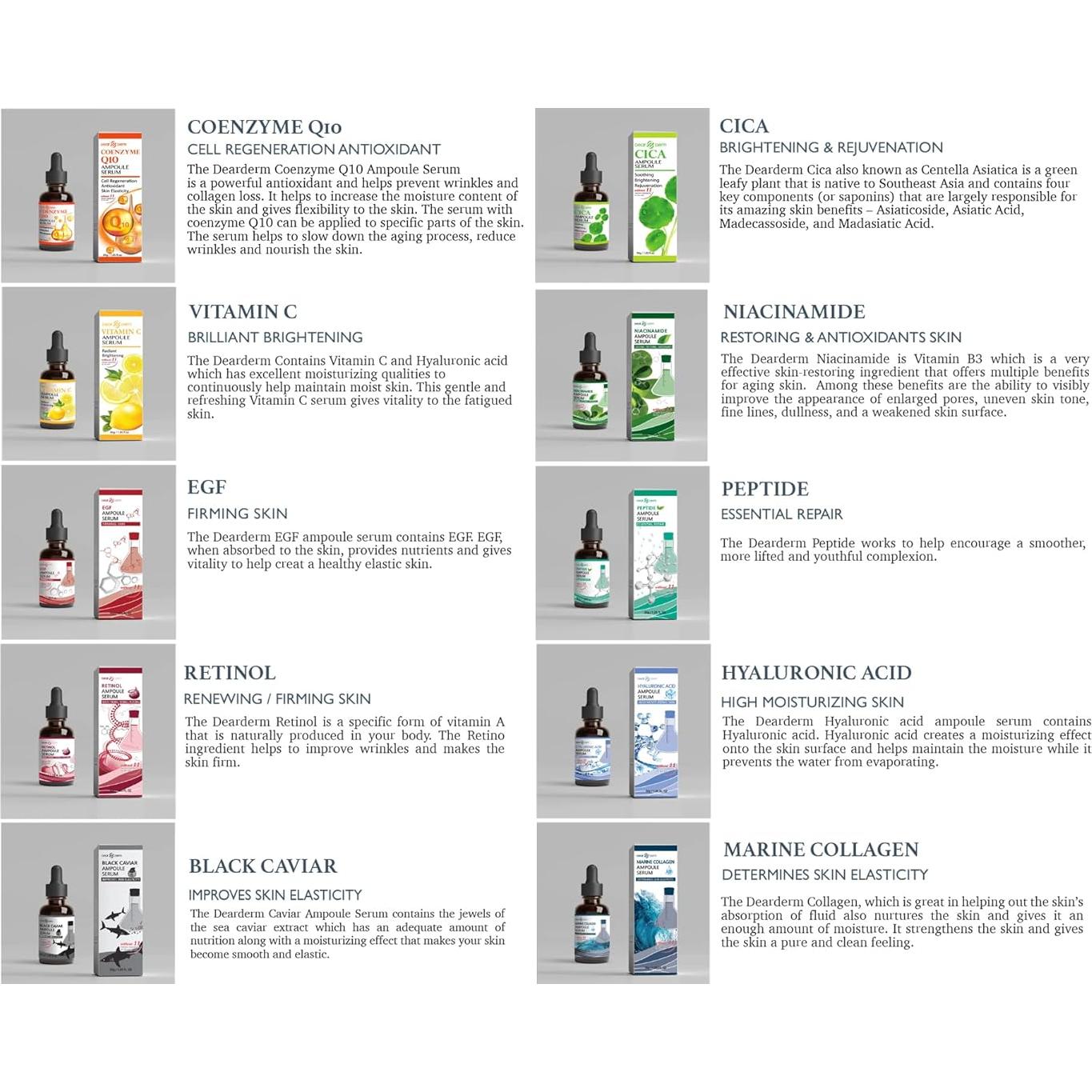 Sérum Ampoule Dearderm Retinol 30ml - Reafirma y Restaura