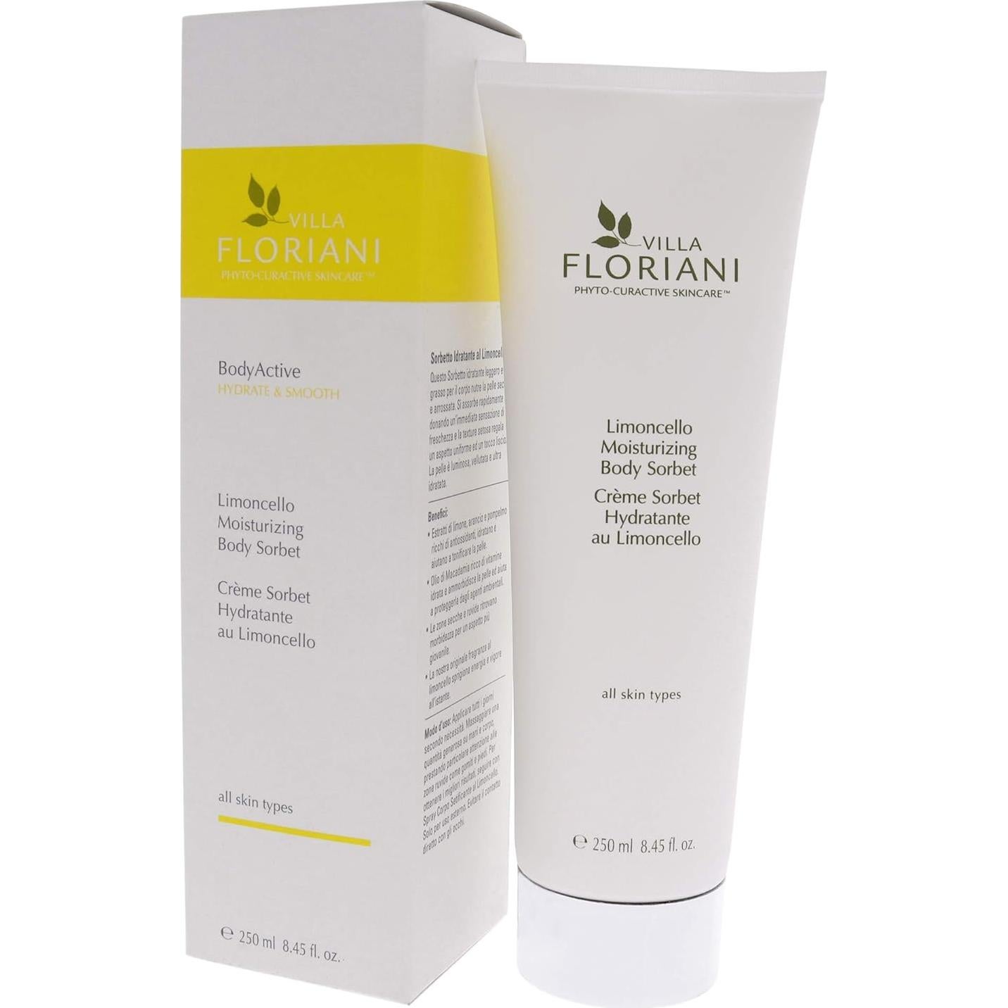 Sorbete Corporal Hidratante Villa Floriani Limoncello 240 ml