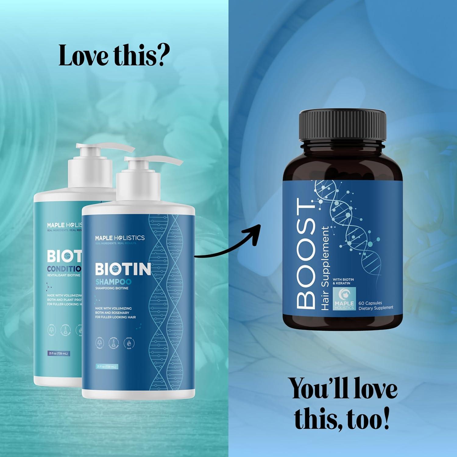 Conjunto de Champú y Acondicionador Biotina Honeydew 739 ml