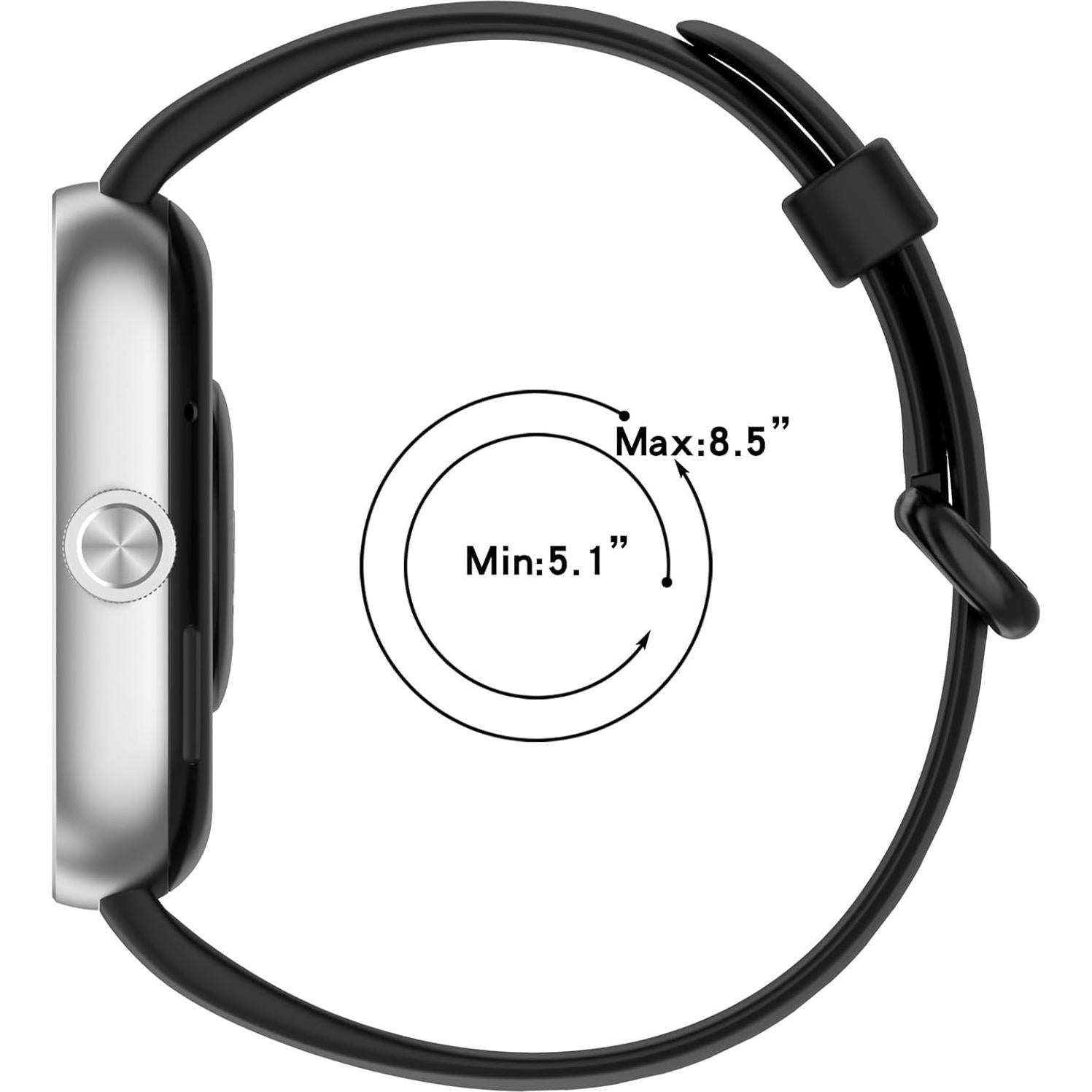 Correa de Silicona Disscool para Redmi Watch 4 22mm Negro