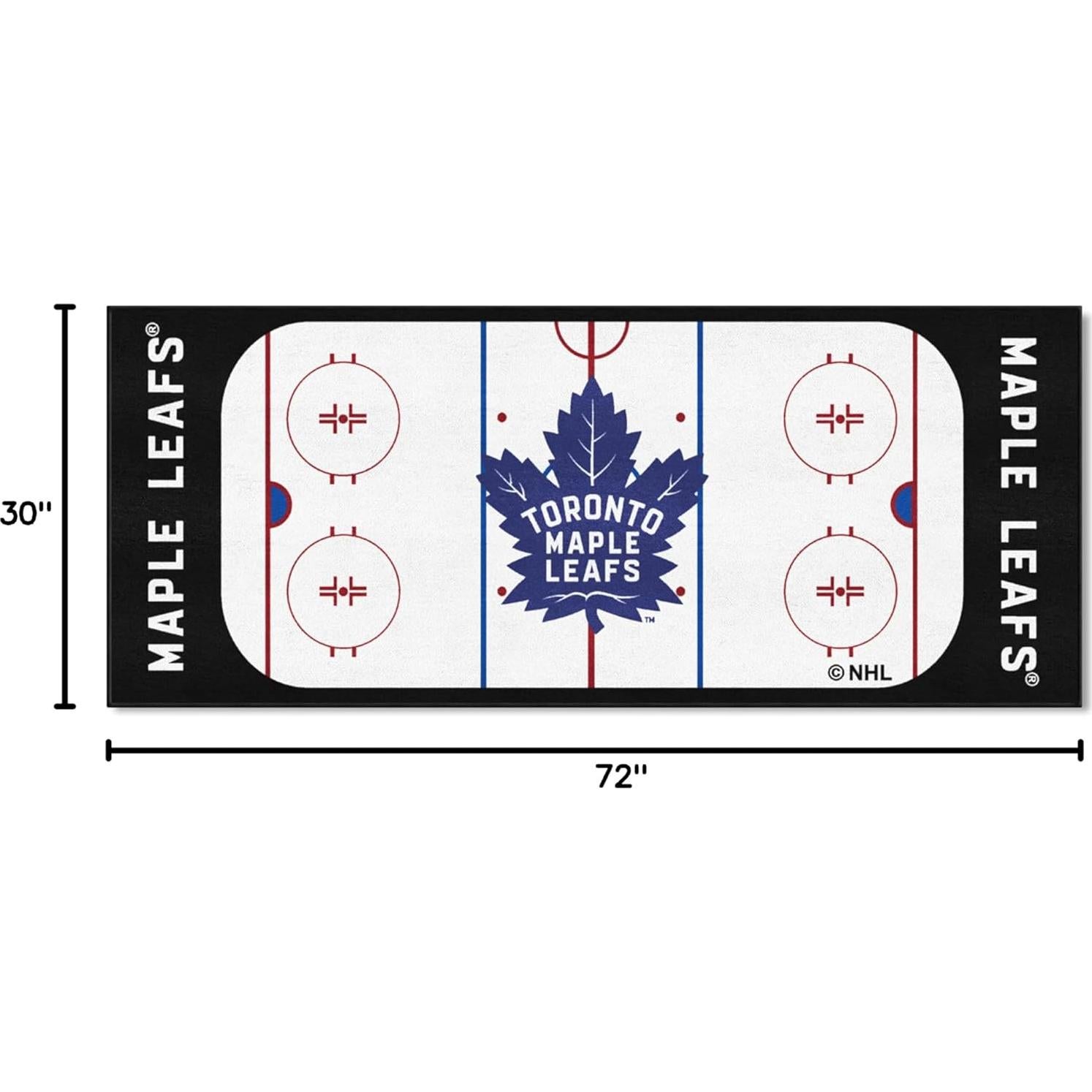 Alfombra Runner NHL Toronto Maple Leafs 76x182 cm Antideslizante