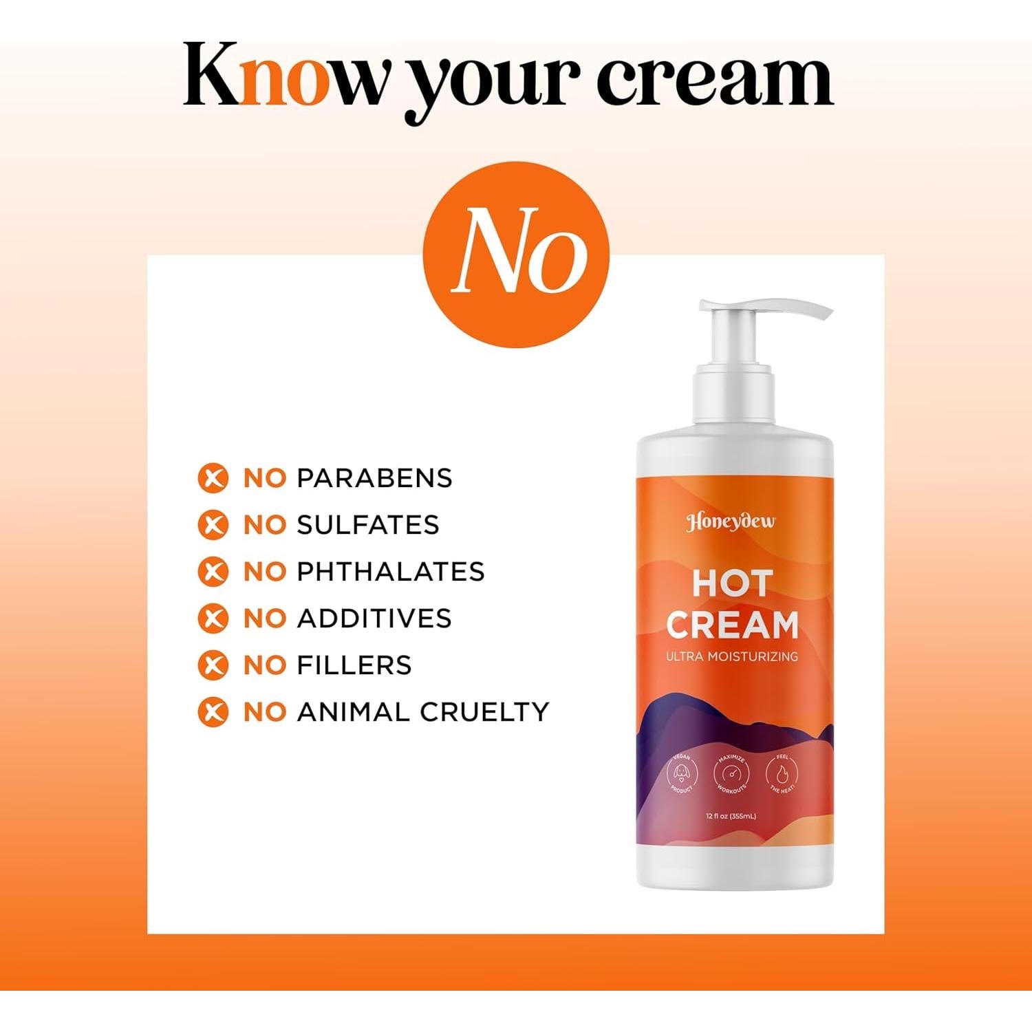 Crema Caliente Honeydew para Celulitis 354 ml - Reafirmante