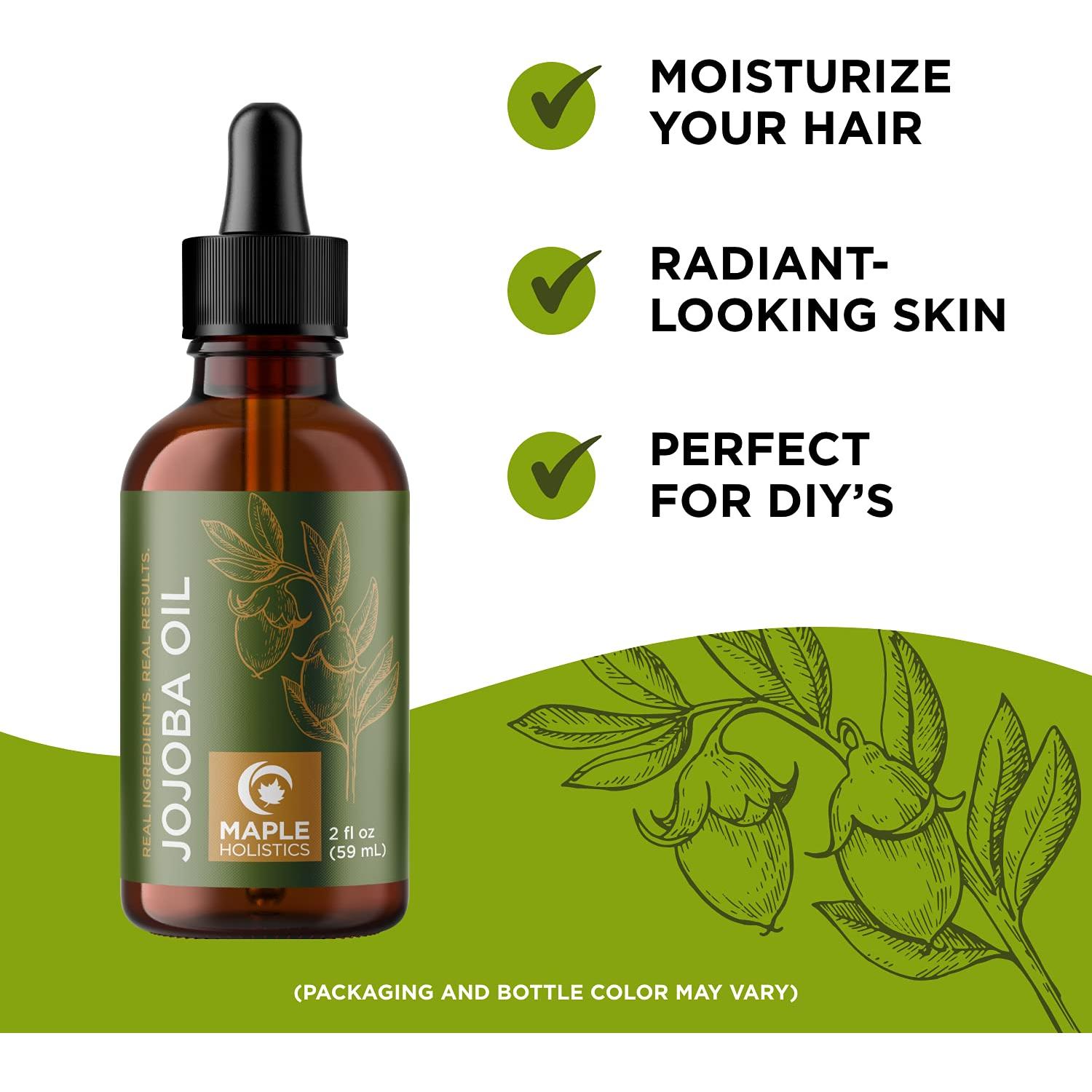 Aceite de Semilla de Uva y Jojoba Maple Holistics 100ml - Hidratante para Cabello y Piel