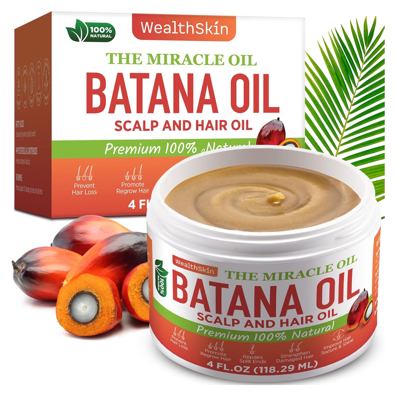 Aceite de Batana Wealthskin 118ml - Crecimiento y Reparación Cabello