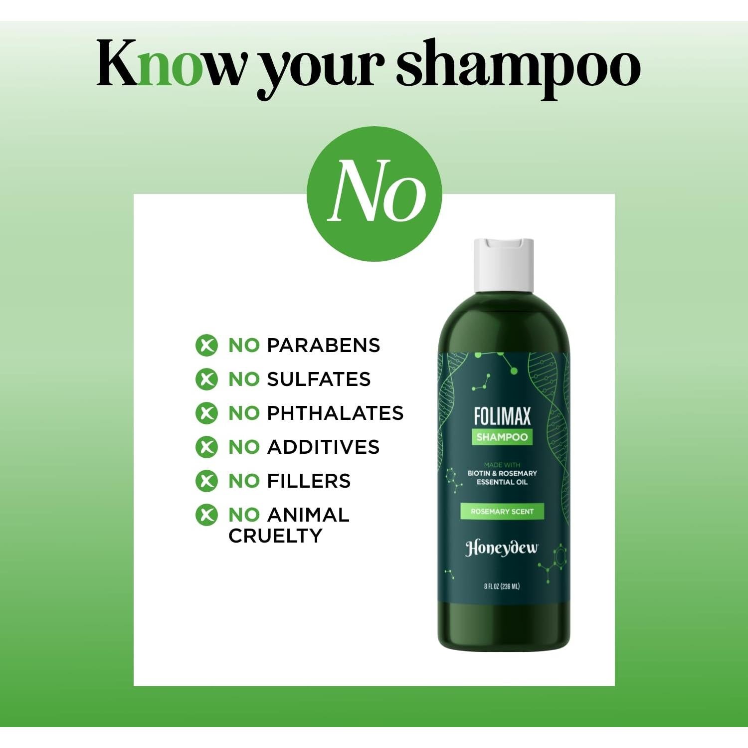 Champú Voluminizador Folimax Biotina 236.6 ml - Cabello Fino