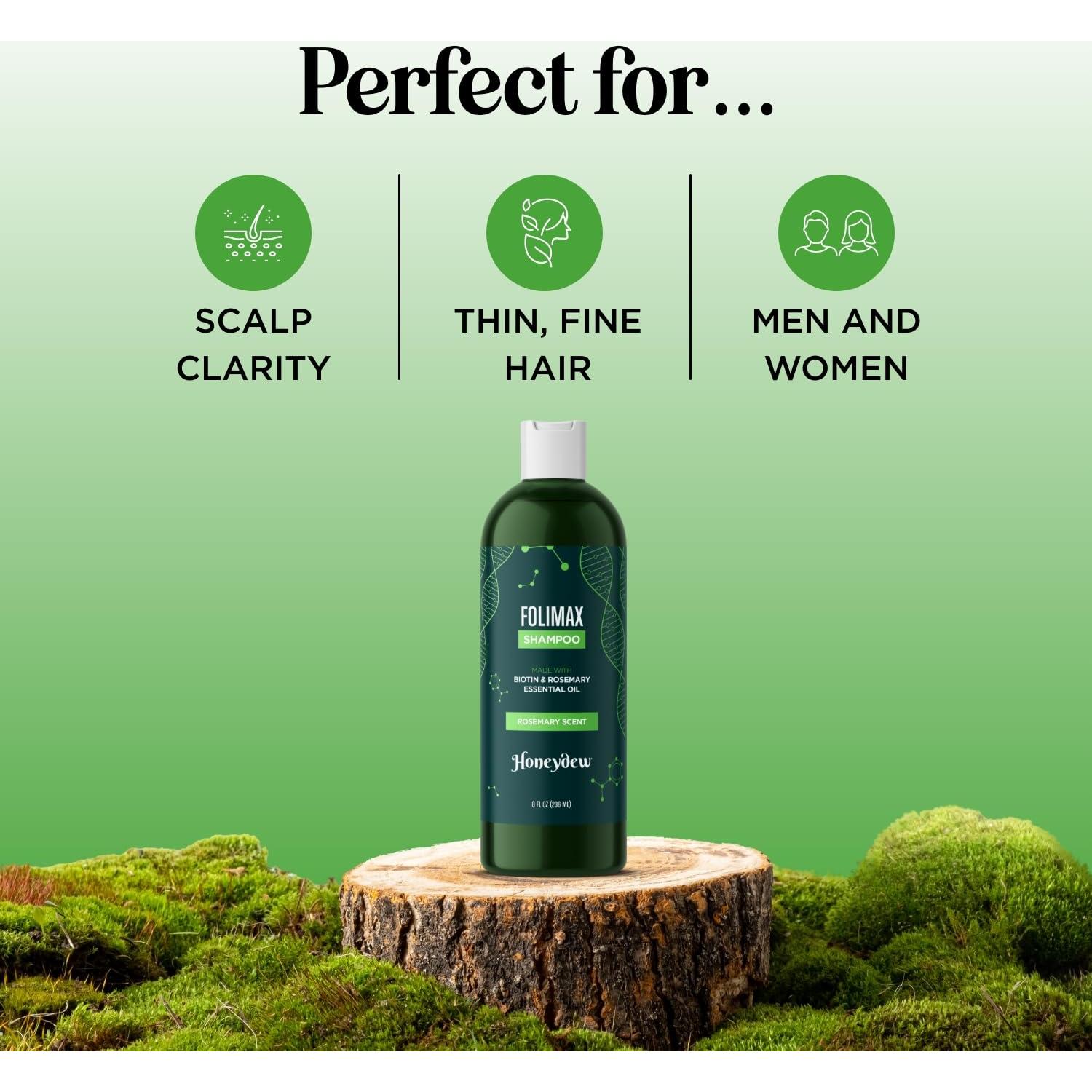 Champú Voluminizador Folimax Biotina 236.6 ml - Cabello Fino