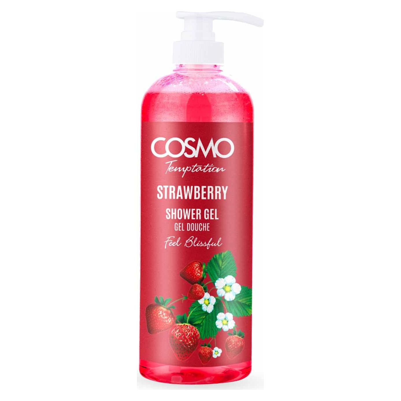 Gel de Ducha de Fresa Cosmo Skin Care 1000ml Hidratante