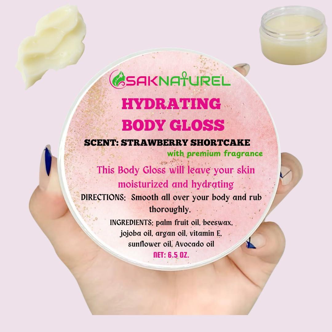 Brillo Corporal Hidratante SakNaturel 184g Talco Bebé