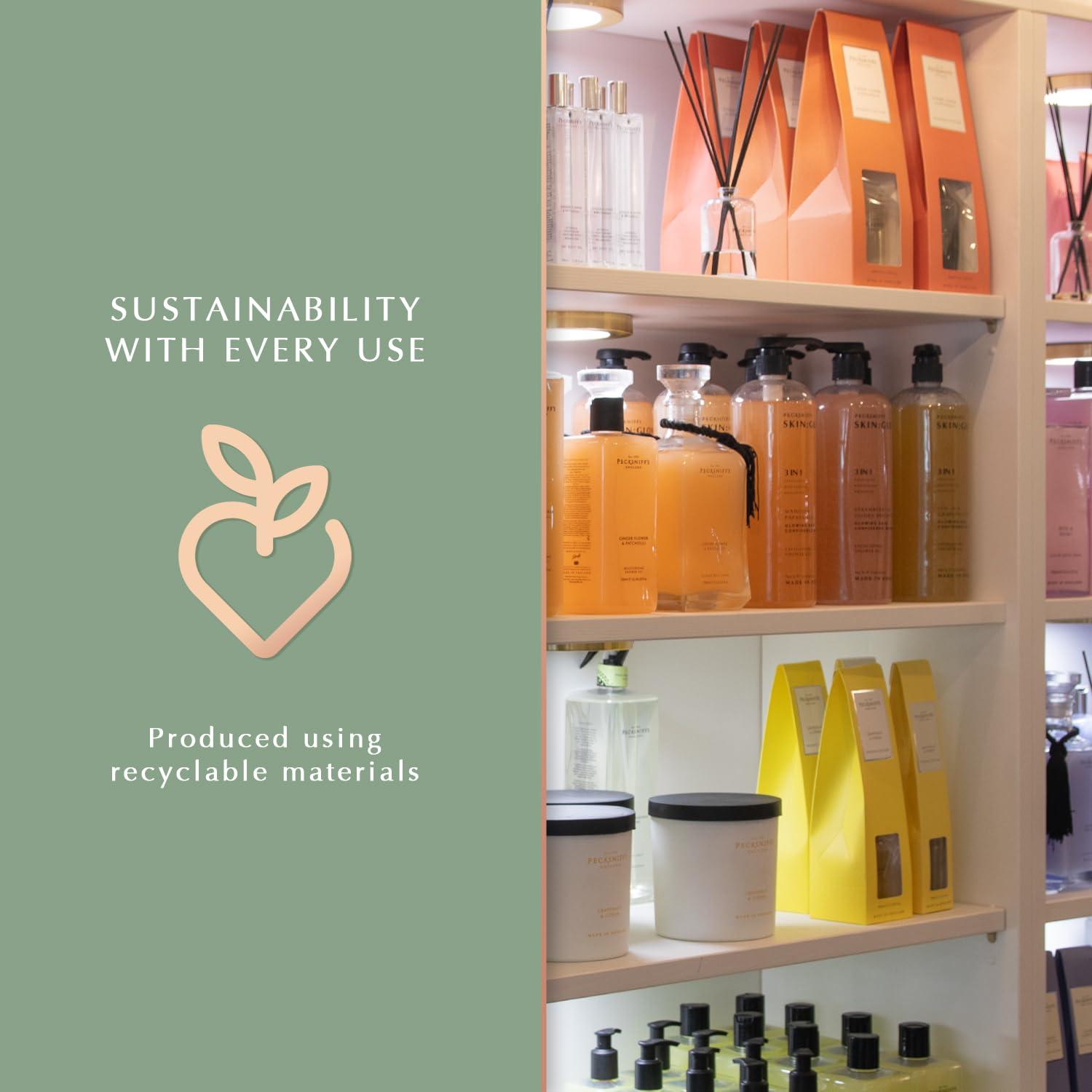 Gel de Ducha Exfoliante Pecksniff's Fresa y Jojoba 1000 ml