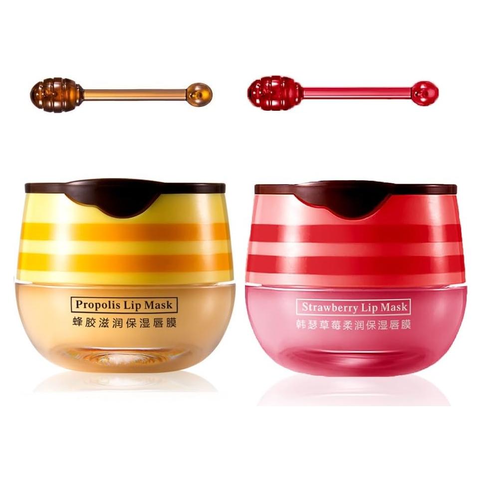 Bálsamo Labial Hidratante Axnzp Miel y Fresa 2 Pcs