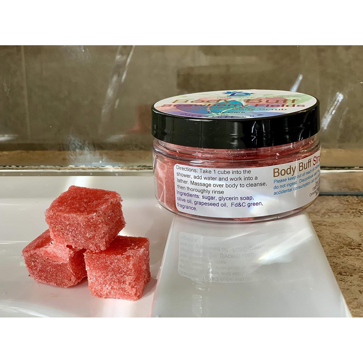 Exfoliante Corporal en Cubos Diva Stuff - Campos de Fresa 226g