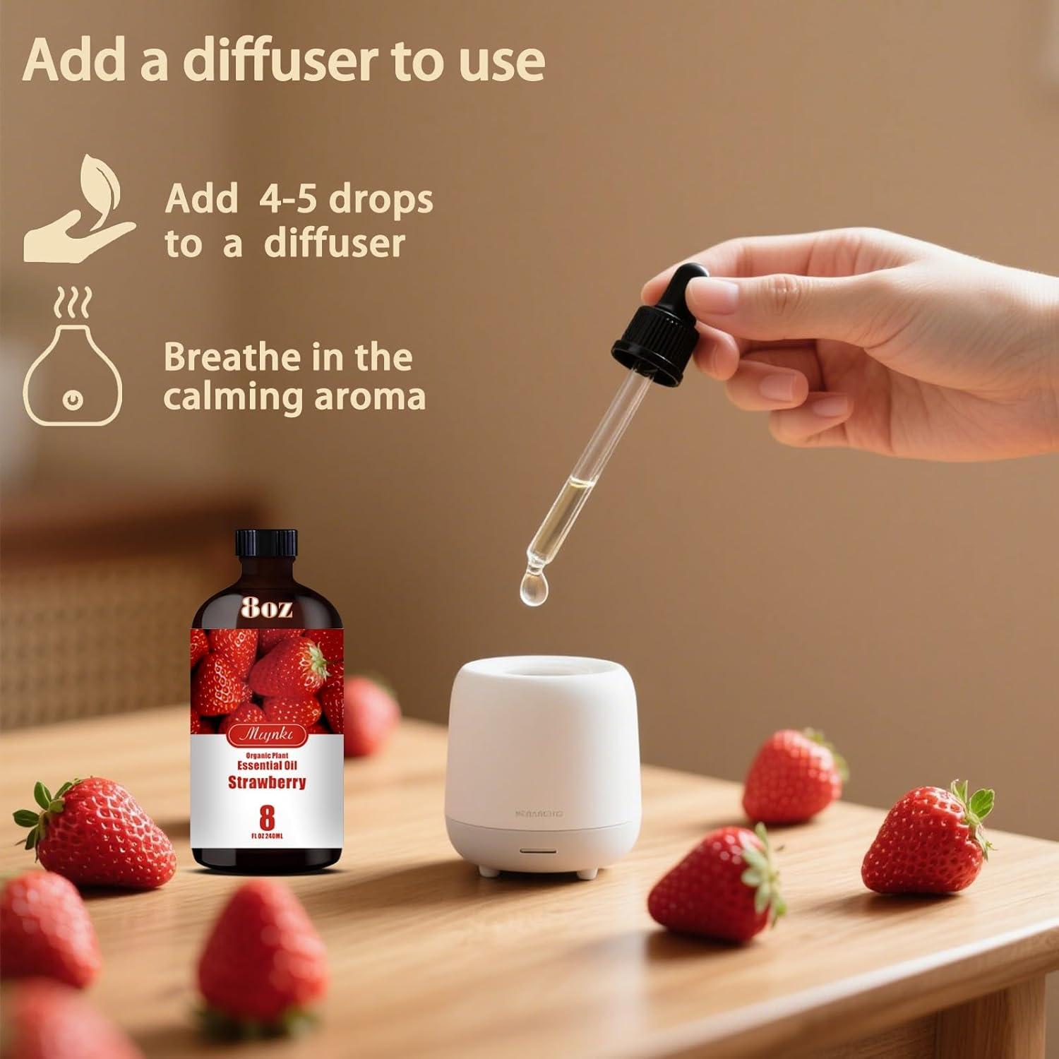 Aceite Esencial de Fresa Mlynkl 250ml - Aroma Natural Puro