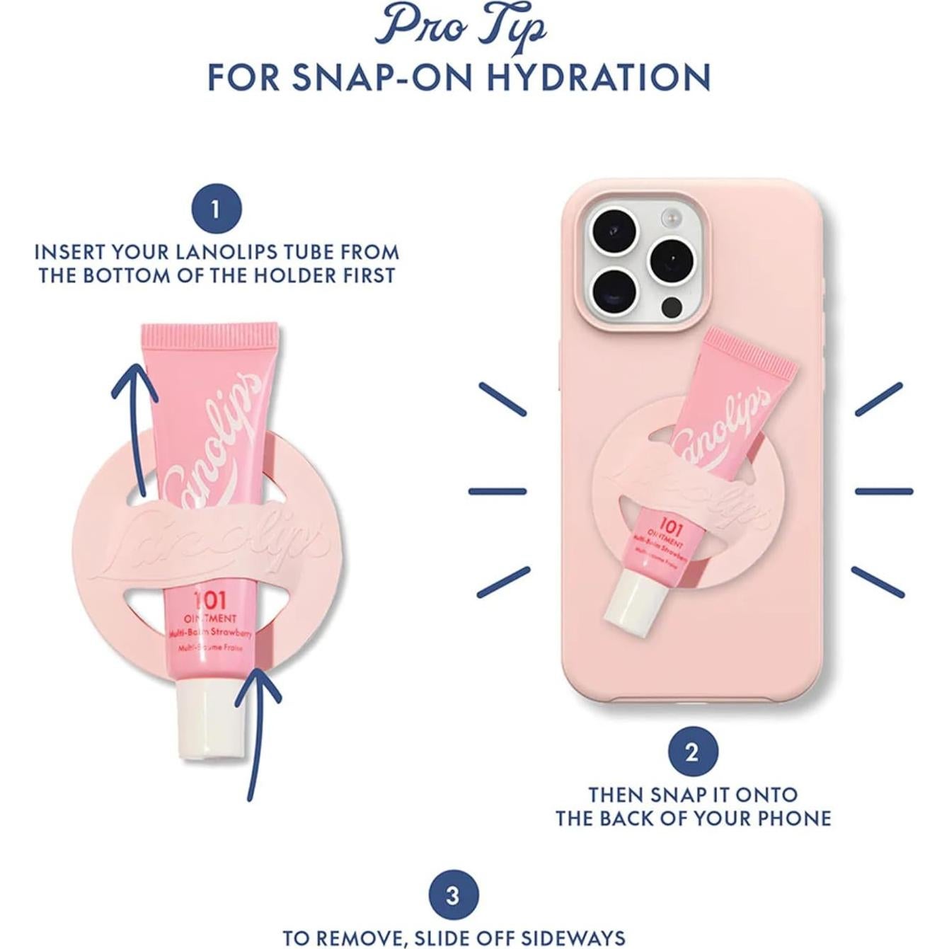 Bálsamo Labial Frutal Lanolips 101 Fresa 9.92g Vitamina E