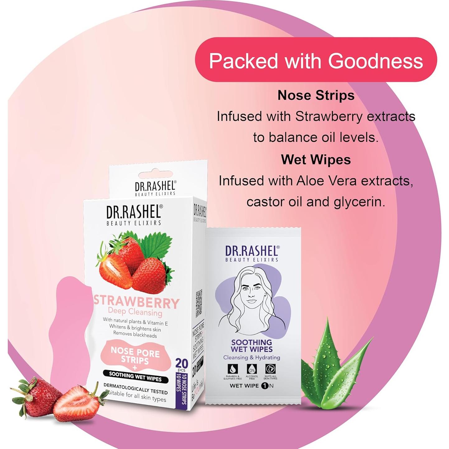 Tiras para la nariz DR.Rashel fresa 20 PCS limpieza profunda