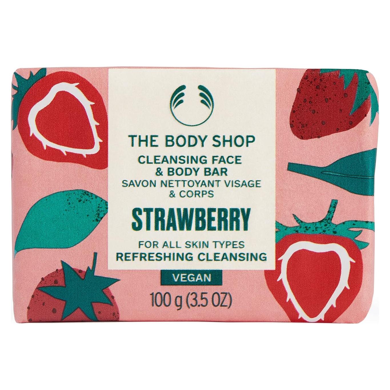 Barra de Limpieza Facial y Corporal The Body Shop Fresa 99g