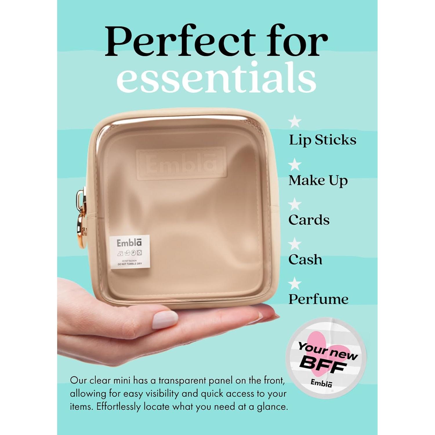 Bolsa Cosmética Transparente Embla Mini 12.7cm Arena