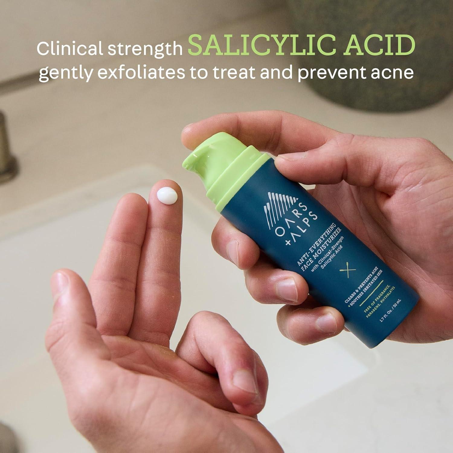 Hidratante Facial Anti-Acné Oars + Alps 50 ml con Ácido Salicílico