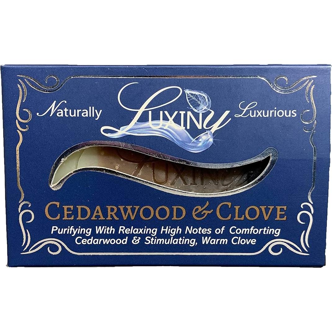 Jabón Natural Luxiny Madera de Cedro y Clavo 127g Vegano