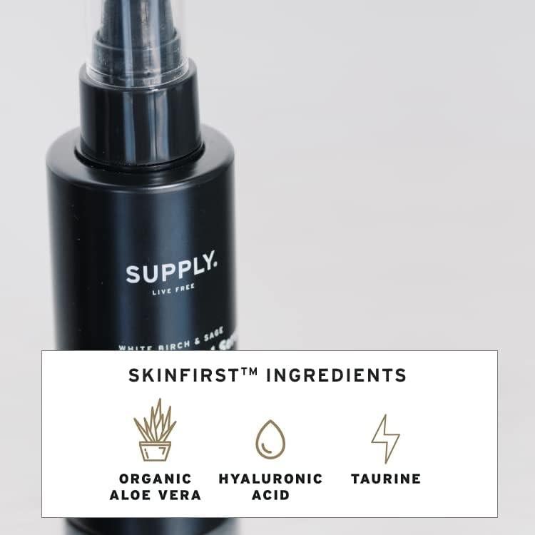 Suero Activador de Barba Supply - 56.7g Biotina y Extractos Naturales