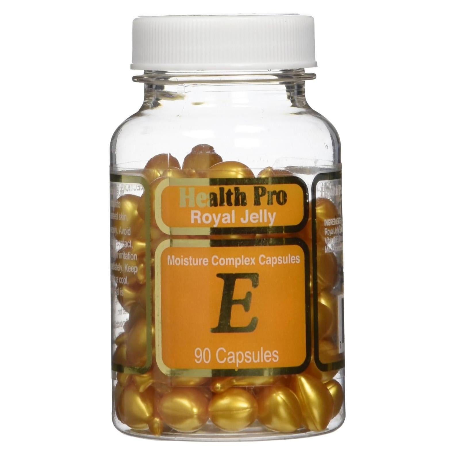 Aceite Facial de Vitamina E y Jalea Real MSU 90 Softgels