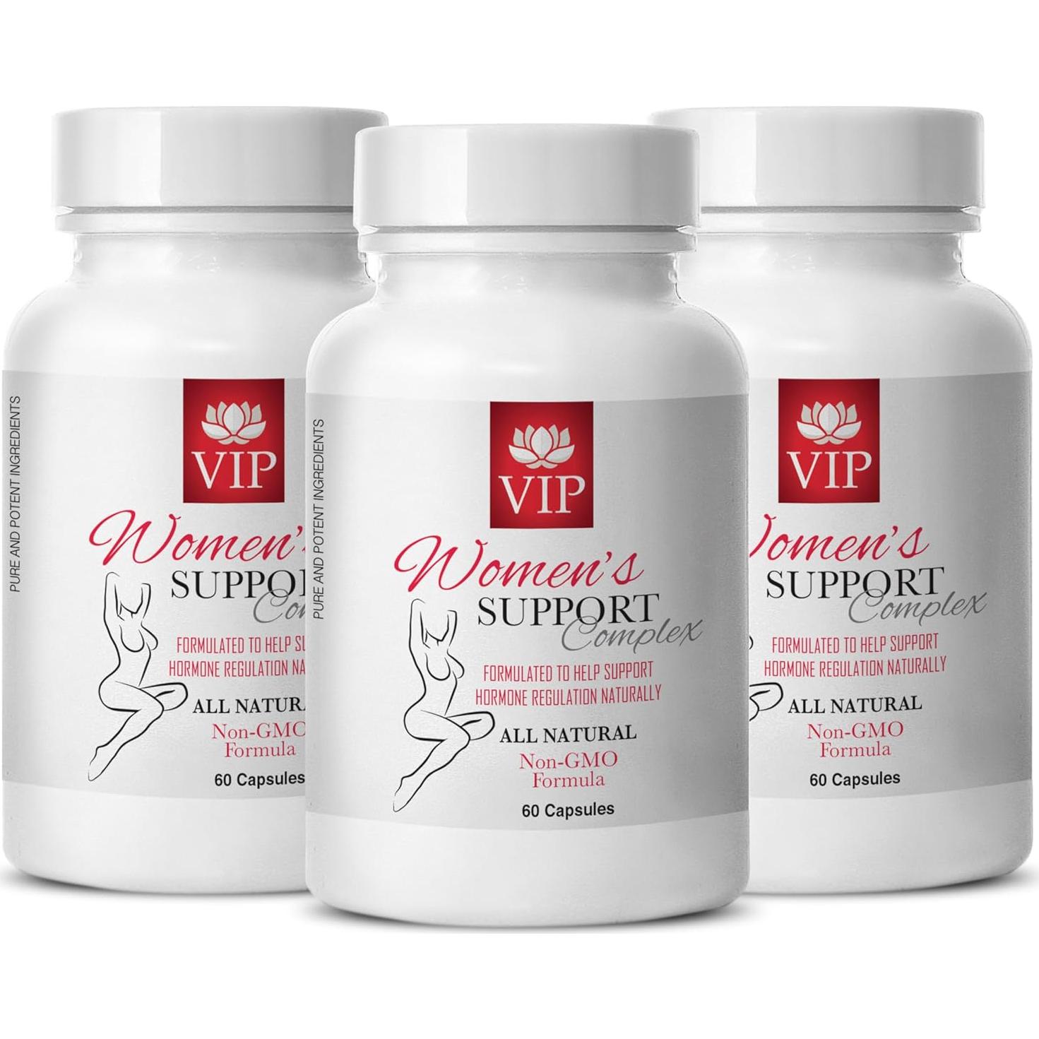 Suplemento Natural para Mujeres - Cohosh, Trébol, Salvia, Resveratrol