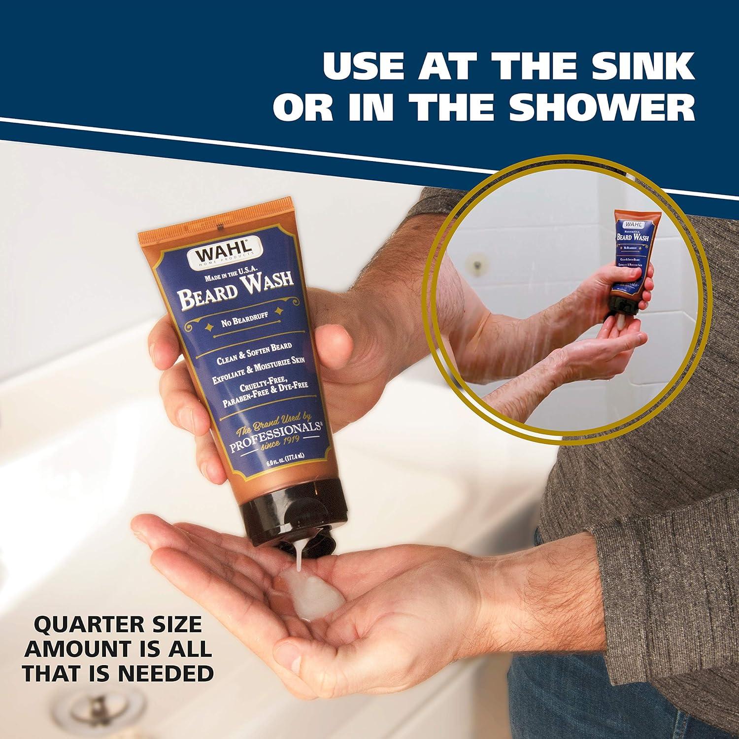 Limpiador de Barba Wahl con Aceites Esenciales 805601 - 15.95x13.03cm