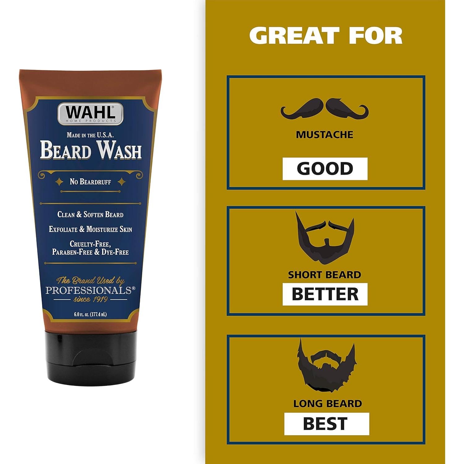 Limpiador de Barba Wahl con Aceites Esenciales 805601 - 15.95x13.03cm