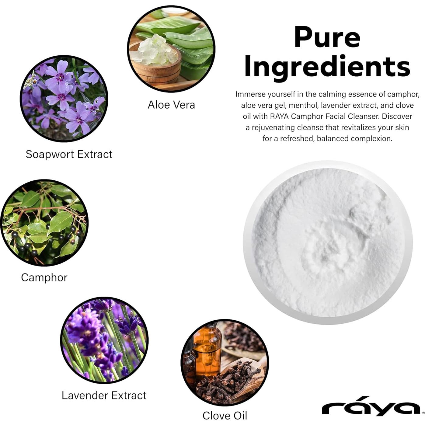 Limpiador Facial Soufflé Camphor Raya 113g - Piel Grasa