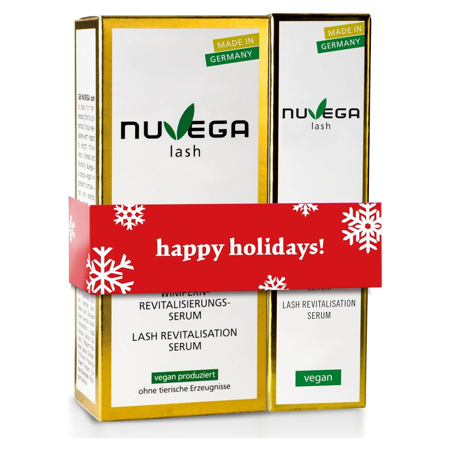 Suero Vegano para Pestañas y Cejas Nuvega Lash 1ml y 3ml