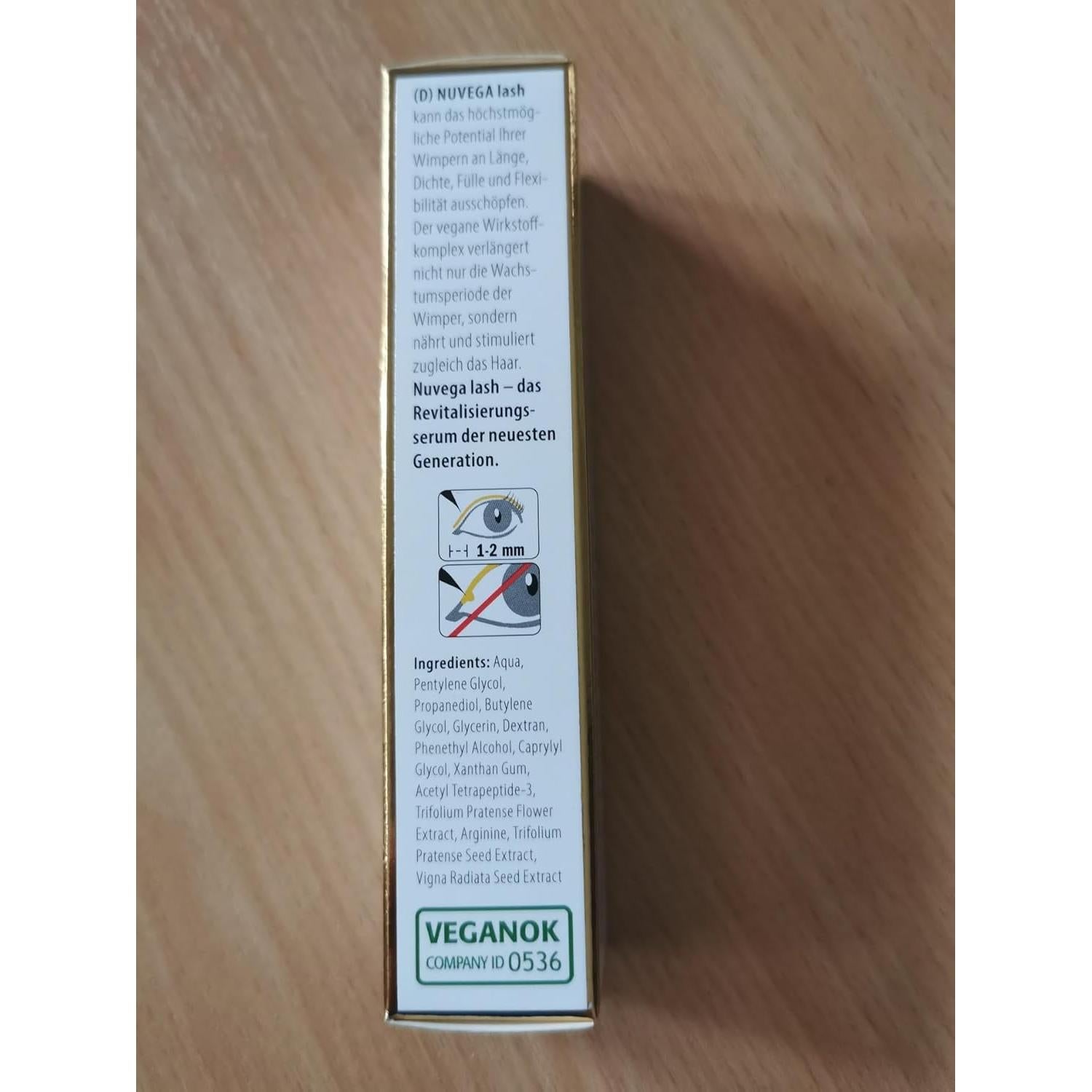 Suero Vegano para Pestañas y Cejas Nuvega Lash 1ml y 3ml