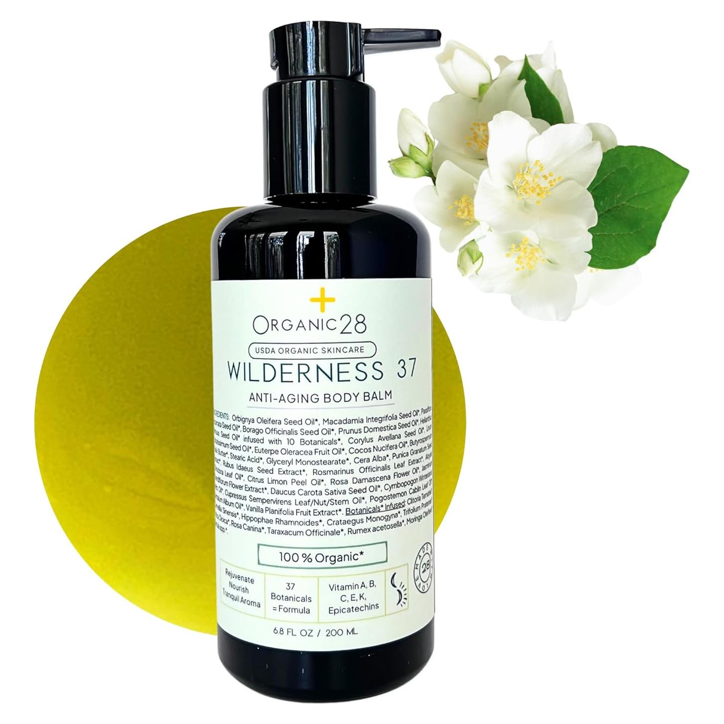 Loción Corporal Orgánica Organic28 - 200 ml Hidratante Antienvejecimiento