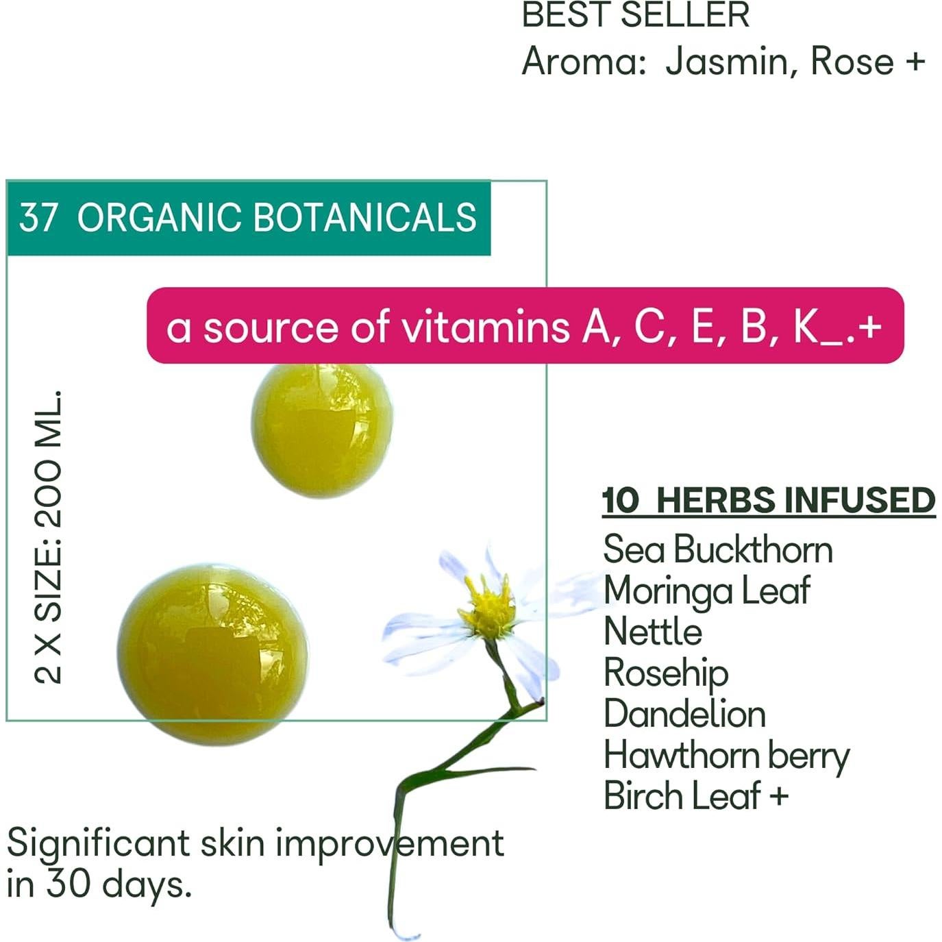 Loción Corporal Orgánica Organic28 - 200 ml Hidratante Antienvejecimiento