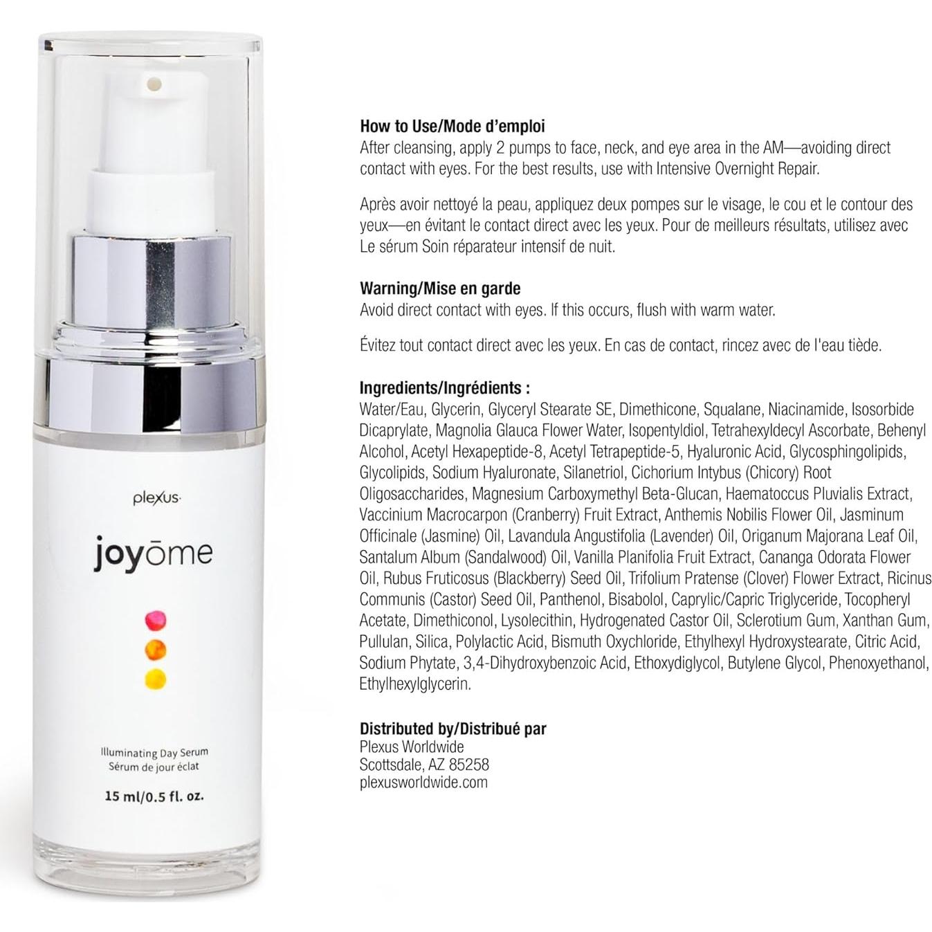 Suero Iluminador Joyome 30 Días - Antiarrugas y Hidratante