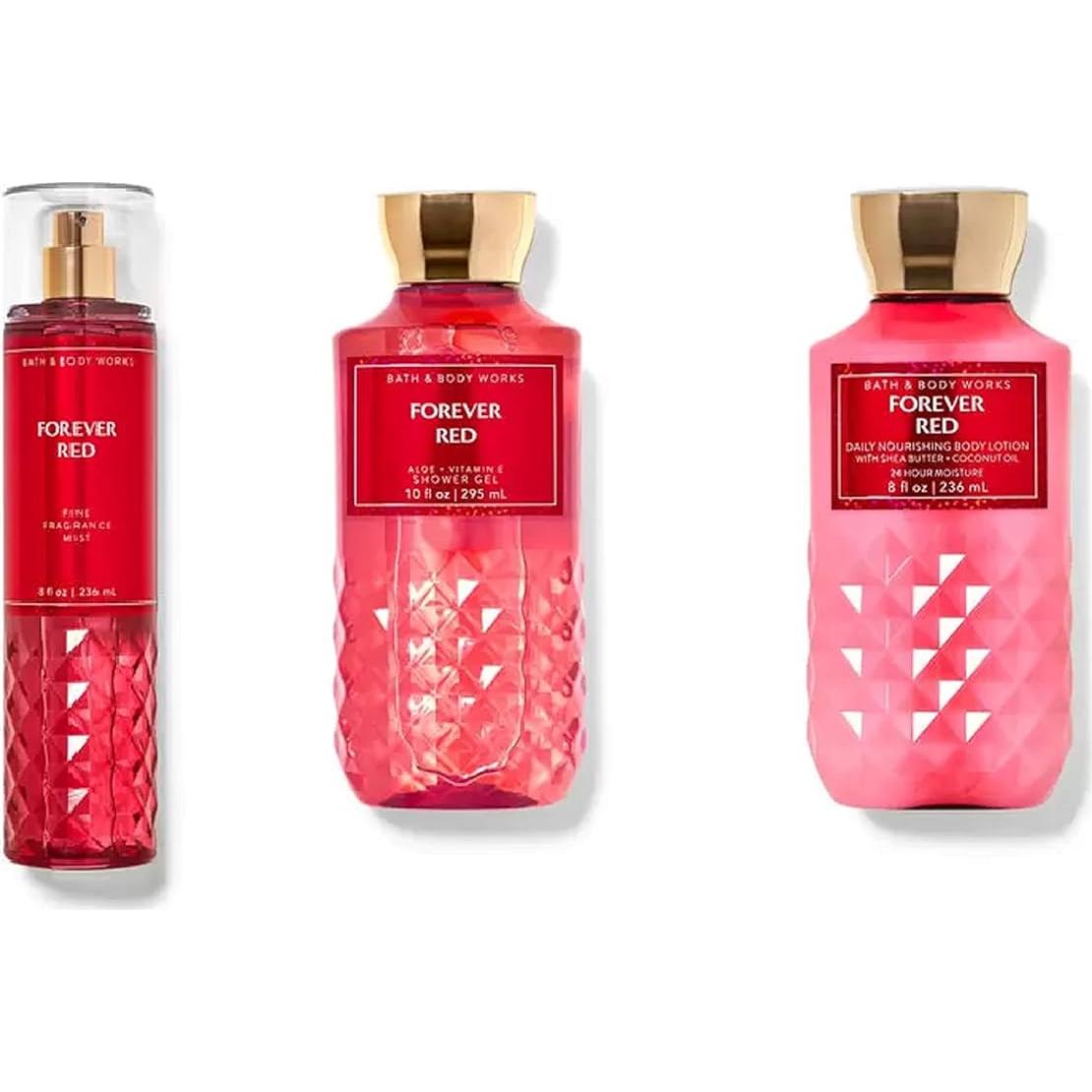 Set de Regalo Gel de Ducha y Loción Forever Red Bath & Body Works