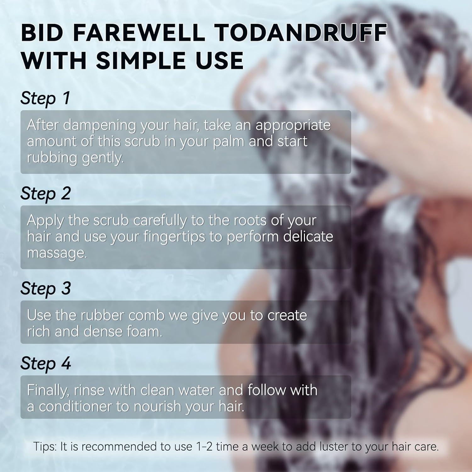 Exfoliante para Cuero Cabelludo Mokasakiso 240g - Limpieza Profunda