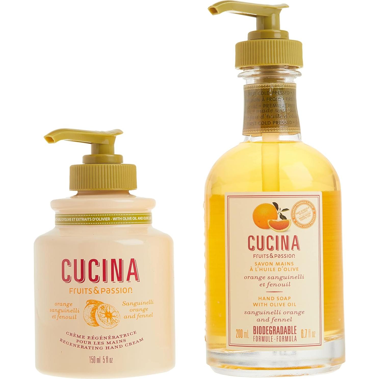 Set de Cuidado de Manos Cucina Frutas y Pasión - Naranja Sanguinelli