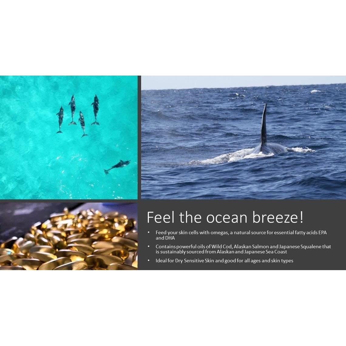 Crema Oceánica Tropical Navoms Beauty 14.17g - Omega 3 para Piel