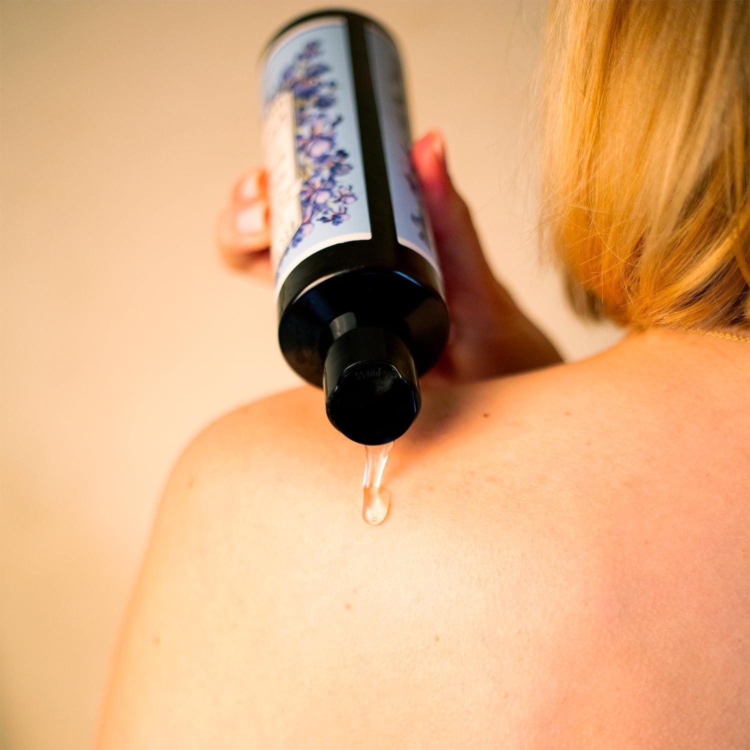 Panier des Sens – Blooming Iris Moisturizing Body Wash for Women & Men - Gentle Shower Gel 95% Natural Ingredients for Normal, Sensitive Skin - Body Care Made in France, SLS Free, Vegan - 8.45 Floz