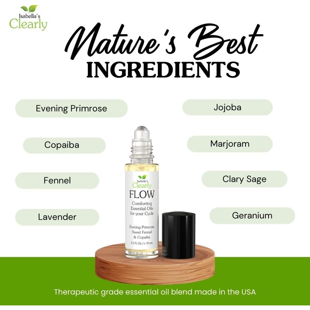 Roll-On Aceite Esencial FLOW Isabella's Clearly 30g