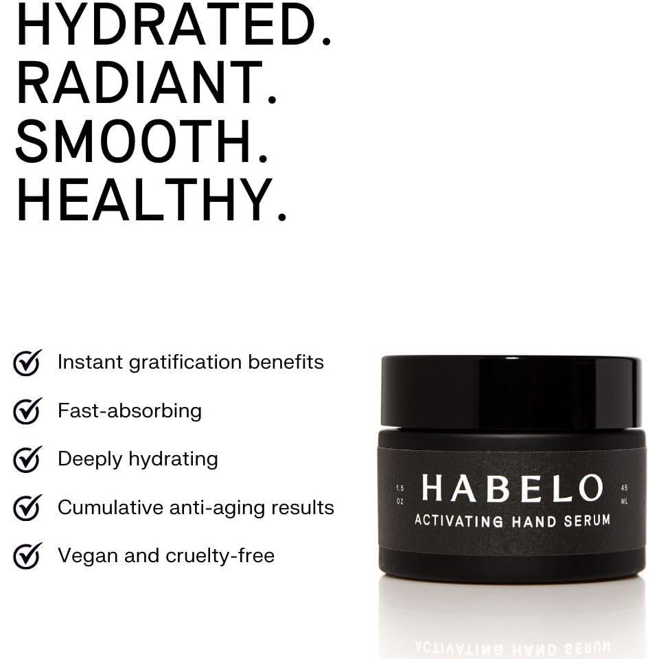 Set Cuidado Piel Anti-Envejecimiento Habelo - Suero + Guantes